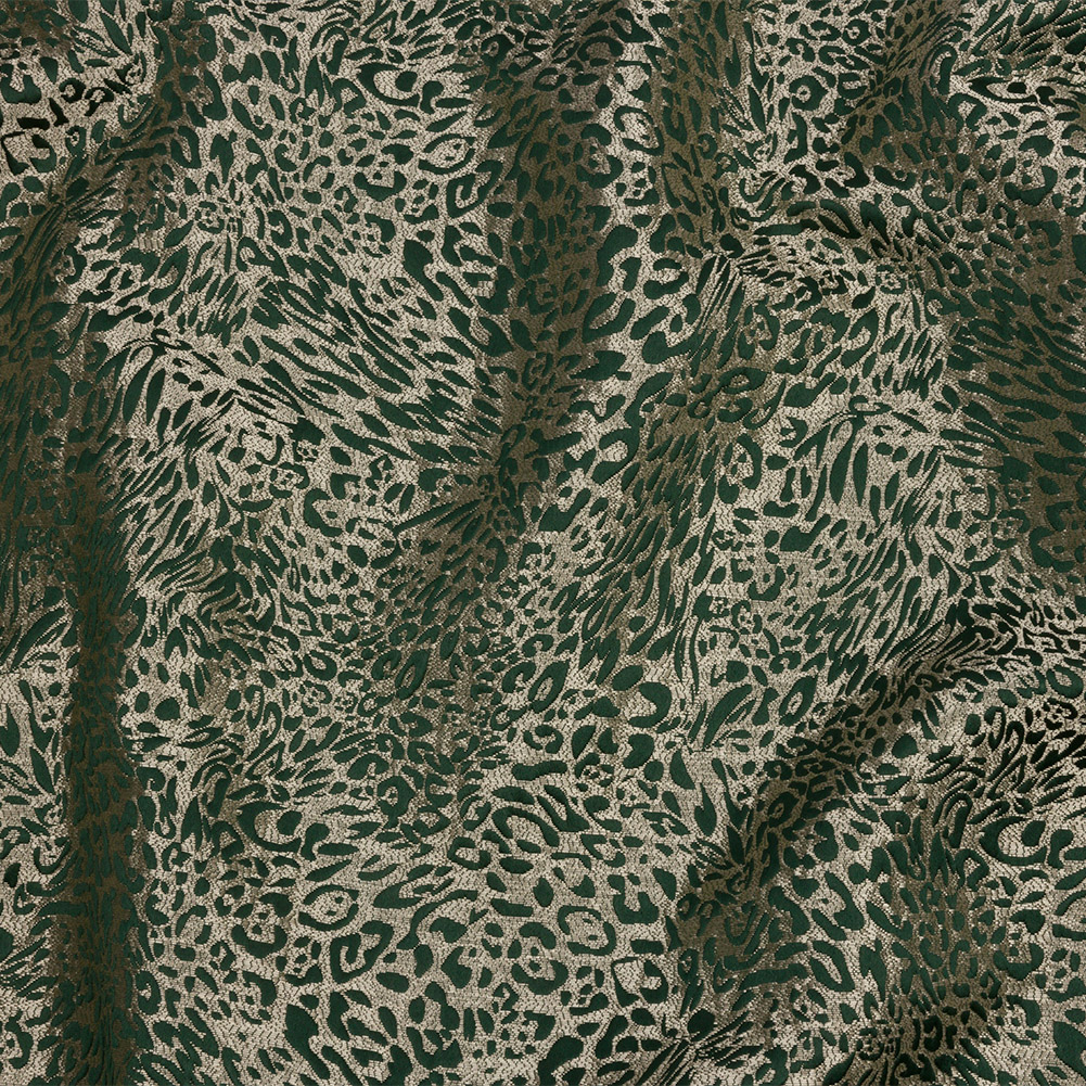 Drapery Jacquard – Fern Running Leopard – British Imported Drapery Jacquard – Fern Running Leopard – British Imported