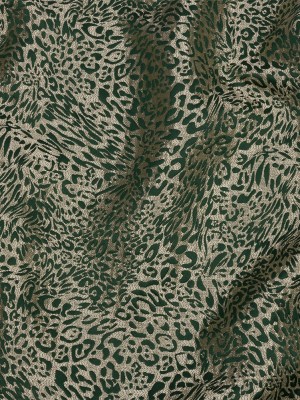 Drapery Jacquard – Fern Running Leopard – British Imported Drapery Jacquard – Fern Running Leopard – British Imported