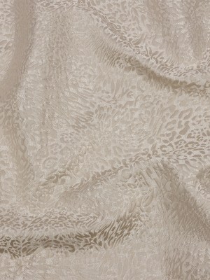 Drapery Jacquard – Ivory Running Leopard – British Imported Drapery Jacquard – Ivory Running Leopard – British Imported