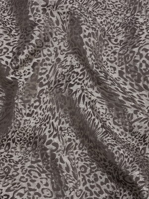 Drapery Jacquard – Slate Running Leopard – British Imported Drapery Jacquard – Slate Running Leopard – British Imported