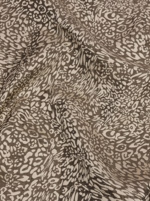Drapery Jacquard – Truffle Running Leopard – British Imported Drapery Jacquard – Truffle Running Leopard – British Imported
