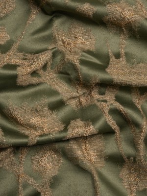Metallic Drapery Jacquard – Olive Blurred Branches – British Imported Metallic Drapery Jacquard – Olive Blurred Branches – British Imported