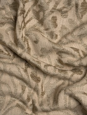 Drapery Chenille Jacquard – Fawn Leafy Vines – British Imported Drapery Chenille Jacquard – Fawn Leafy Vines – British Imported