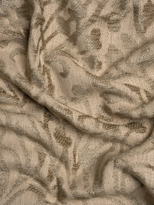 Drapery Chenille Jacquard – Fawn Leafy Vines – British Imported Drapery Chenille Jacquard – Fawn Leafy Vines – British Imported
