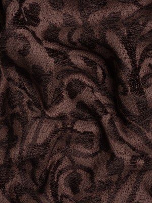 Drapery Chenille Jacquard – Maroon Leafy Vines – British Imported Drapery Chenille Jacquard – Maroon Leafy Vines – British Imported