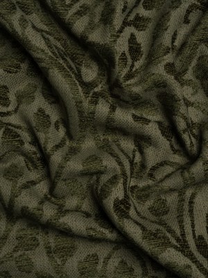 Drapery Chenille Jacquard – Pine Leafy Vines – British Imported Drapery Chenille Jacquard – Pine Leafy Vines – British Imported