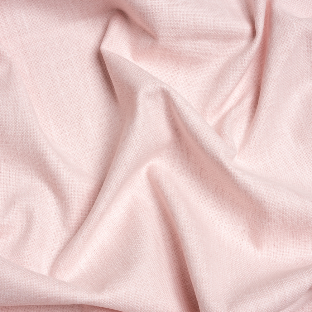 Slubbed Cotton and Polyester Woven – Blush – British Imported Slubbed Cotton and Polyester Woven – Blush – British Imported