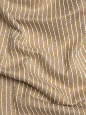 Cotton and Polyester Woven – Flax Tactile Chalk Stripes – British Imported Cotton and Polyester Woven – Flax Tactile Chalk Stripes – British Imported