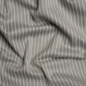 Cotton and Polyester Woven – Pebble Tactile Chalk Stripes – British Imported Cotton and Polyester Woven – Pebble Tactile Chalk Stripes – British Imported