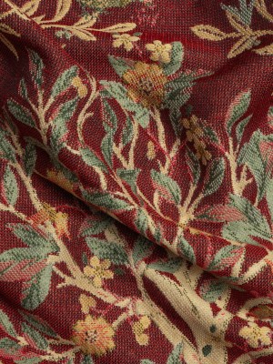 Drapery Jacquard – Merlot Pheasants in the Orchard – British Imported Drapery Jacquard – Merlot Pheasants in the Orchard – British Imported