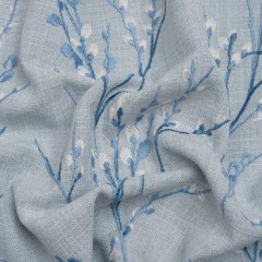 Embroidered Drapery Woven – Seaspray Prairie Willow – British Imported Embroidered Drapery Woven – Seaspray Prairie Willow – British Imported