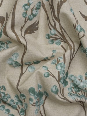 Cotton Canvas Print – Kingfisher Berry Stems – British Imported Cotton Canvas Print – Kingfisher Berry Stems – British Imported