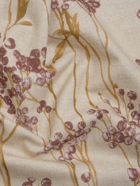 Cotton Canvas Print – Mulberry Berry Stems – British Imported Cotton Canvas Print – Mulberry Berry Stems – British Imported