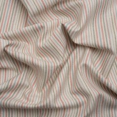 Polyester and Cotton Twill – Rosewood Barcode Stripes – British Imported Polyester and Cotton Twill – Rosewood Barcode Stripes – British Imported
