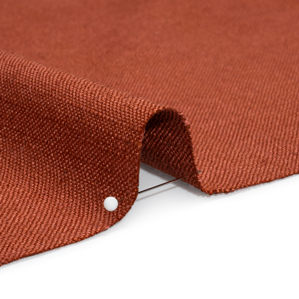 Linen, Viscose and Polyester Woven – Crimson – British Imported Linen, Viscose and Polyester Woven – Crimson – British Imported