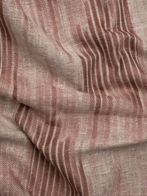 Drapery Jacquard – Mulberry Ikat Stripes – British Imported Drapery Jacquard – Mulberry Ikat Stripes – British Imported