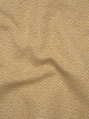Boucle Drapery Twill – Marigold Birdseye Diamonds – British Imported Boucle Drapery Twill – Marigold Birdseye Diamonds – British Imported