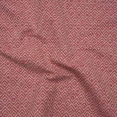 Boucle Drapery Twill – Raspberry Birdseye Diamonds – British Imported Boucle Drapery Twill – Raspberry Birdseye Diamonds – British Imported
