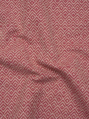 Boucle Drapery Twill – Raspberry Birdseye Diamonds – British Imported Boucle Drapery Twill – Raspberry Birdseye Diamonds – British Imported