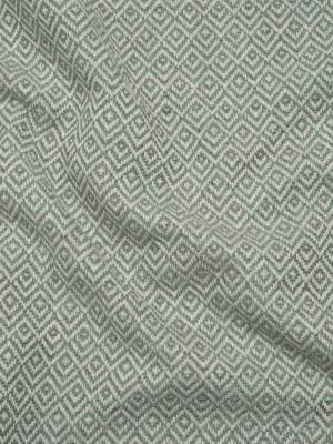 Boucle Drapery Twill – Seafoam Birdseye Diamonds – British Imported Boucle Drapery Twill – Seafoam Birdseye Diamonds – British Imported