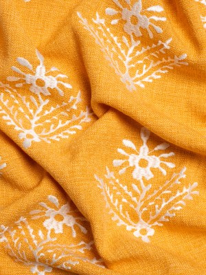 Embroidered Textured Drapery Woven – Dijon Flowering Ferns – British Imported Embroidered Textured Drapery Woven – Dijon Flowering Ferns – British Imported