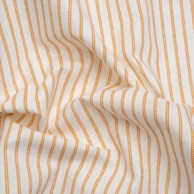 Slubbed Cotton Canvas Print – Dijon Candy Striped – British Imported Slubbed Cotton Canvas Print – Dijon Candy Striped – British Imported