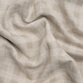 Drapery Woven – Almond Gingham – British Imported Drapery Woven – Almond Gingham – British Imported