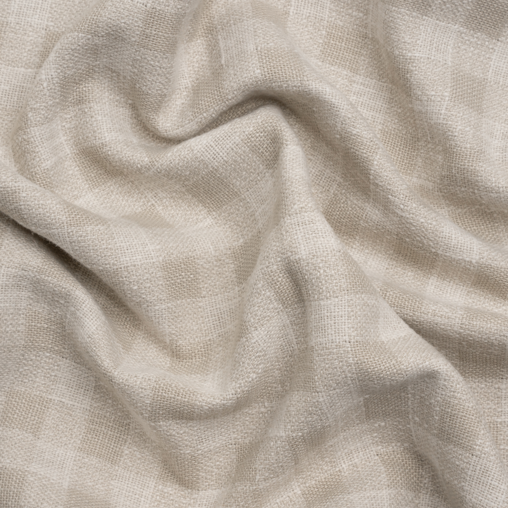 Drapery Woven – Almond Gingham – British Imported Drapery Woven – Almond Gingham – British Imported