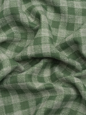 Drapery Woven – Bottle Green Gingham – British Imported Drapery Woven – Bottle Green Gingham – British Imported