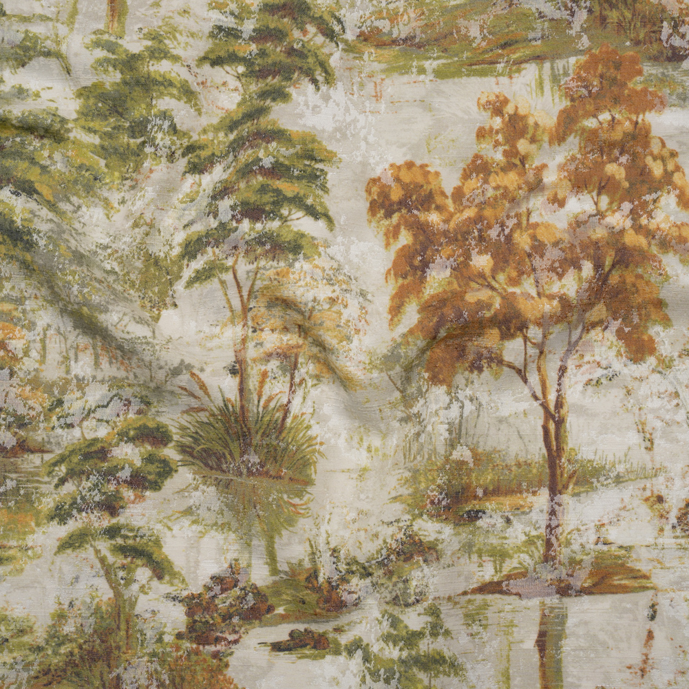 Drapery Jacquard Print – Ivy Dreamy Trees – British Imported Drapery Jacquard Print – Ivy Dreamy Trees – British Imported