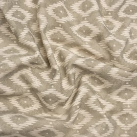 Cotton and Linen Canvas Print – Pebble Diamonds and Dots – British Imported Cotton and Linen Canvas Print – Pebble Diamonds and Dots – British Imported