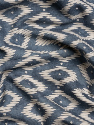 Cotton and Linen Canvas Print – Steel Diamonds and Dots – British Imported Cotton and Linen Canvas Print – Steel Diamonds and Dots – British Imported