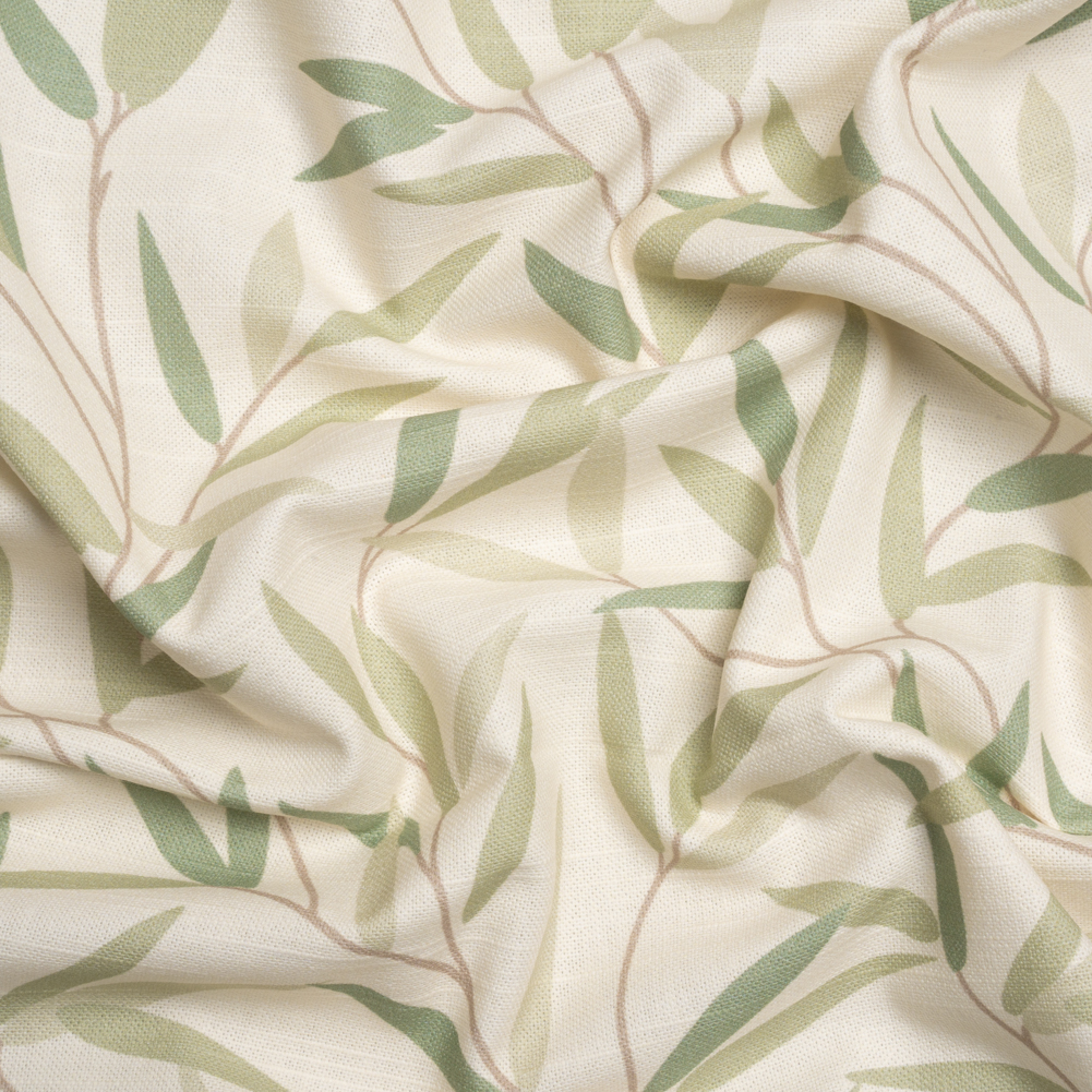 Cotton Canvas Print – Hedgerow Willow Leaves – British Imported Cotton Canvas Print – Hedgerow Willow Leaves – British Imported