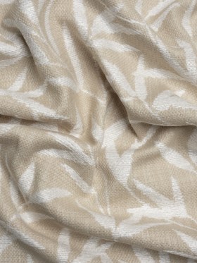 Chenille Drapery Jacquard – Natural Willow Leaves – British Imported Chenille Drapery Jacquard – Natural Willow Leaves – British Imported