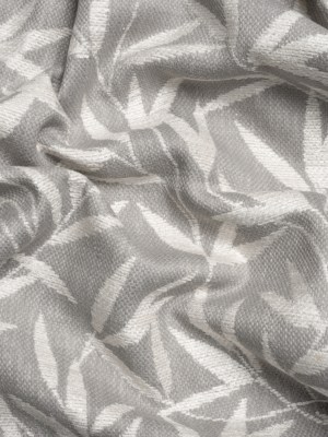 Chenille Drapery Jacquard – Steel Willow Leaves – British Imported Chenille Drapery Jacquard – Steel Willow Leaves – British Imported