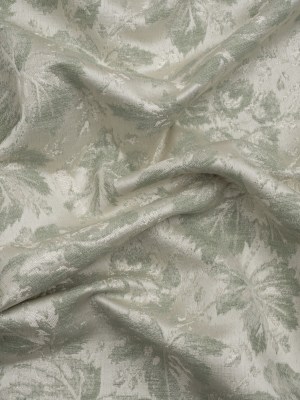 Drapery Jacquard – Duckegg Leaves and Buds – British Imported Drapery Jacquard – Duckegg Leaves and Buds – British Imported