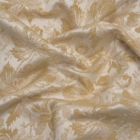 Drapery Jacquard – Linen Leaves and Buds – British Imported Drapery Jacquard – Linen Leaves and Buds – British Imported