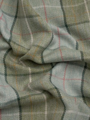 Drapery Twill – Sage Plaid – British Imported Drapery Twill – Sage Plaid – British Imported