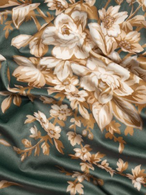Polyester Microvelvet Print – Fern Floral – British Imported Polyester Microvelvet Print – Fern Floral – British Imported