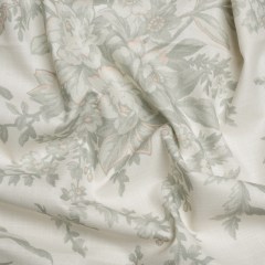 Cotton Canvas Print – Amber Floral Bouquets – British Imported Cotton Canvas Print – Amber Floral Bouquets – British Imported