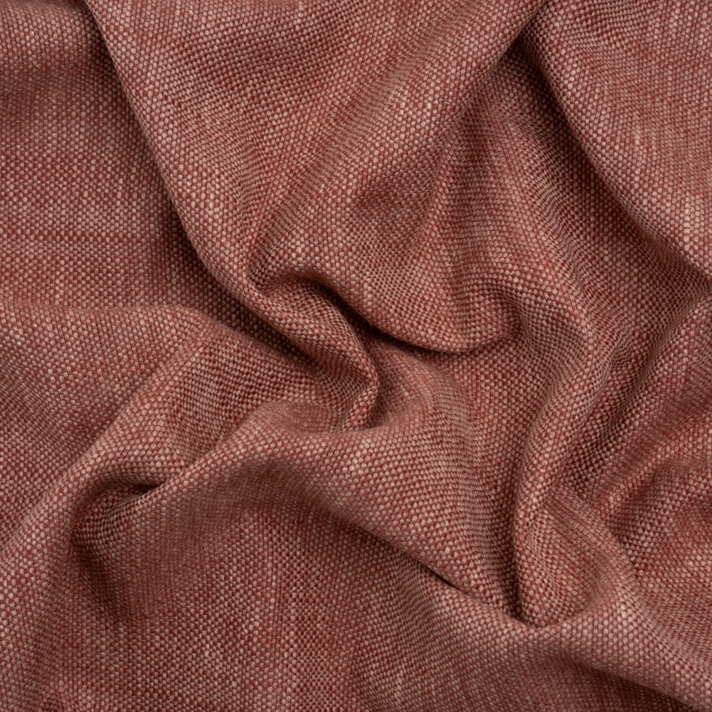 Linen Look Recycled Polyester and Cotton Woven – Berry – British Imported Linen Look Recycled Polyester and Cotton Woven – Berry – British Imported