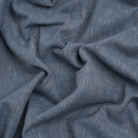 Linen Look Recycled Polyester and Cotton Woven – Denim – British Imported Linen Look Recycled Polyester and Cotton Woven – Denim – British Imported