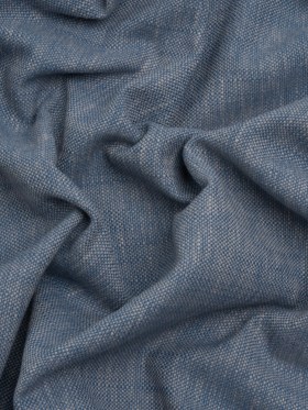 Linen Look Recycled Polyester and Cotton Woven – Denim – British Imported Linen Look Recycled Polyester and Cotton Woven – Denim – British Imported