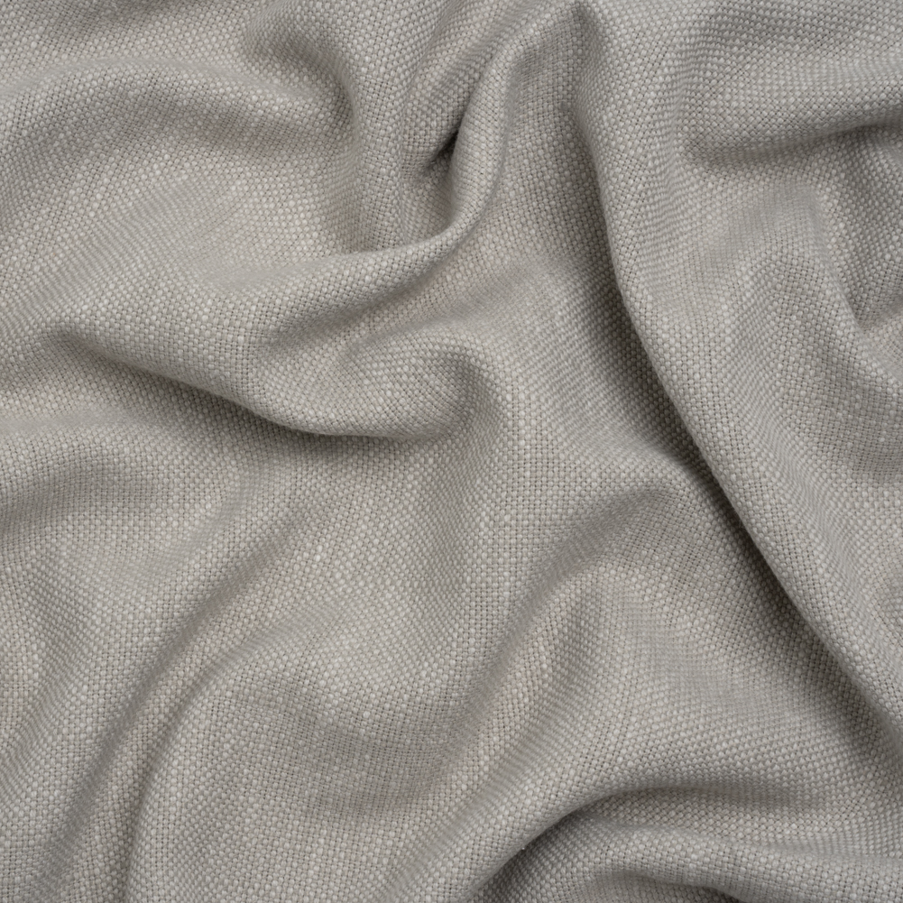 Linen Look Recycled Polyester and Cotton Woven – Dove – British Imported Linen Look Recycled Polyester and Cotton Woven – Dove – British Imported