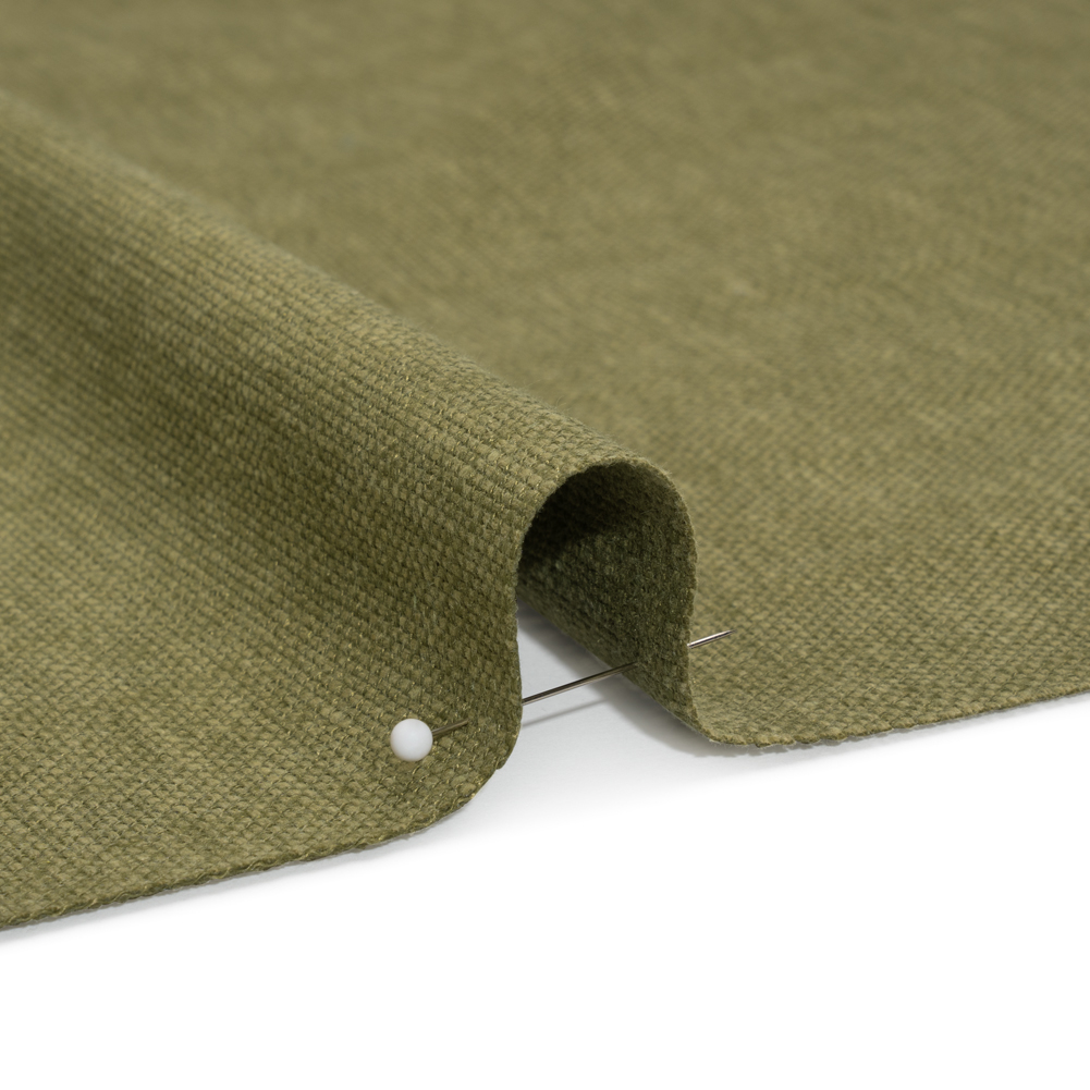 Linen Look Recycled Polyester and Cotton Woven – Ivy – British Imported Linen Look Recycled Polyester and Cotton Woven – Ivy – British Imported