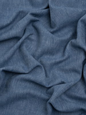 Linen Look Recycled Polyester and Cotton Woven – Ocean – British Imported Linen Look Recycled Polyester and Cotton Woven – Ocean – British Imported