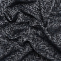 Recycled Polyester and Cotton Drapery Jacquard – Ink Little Lines – British Imported Recycled Polyester and Cotton Drapery Jacquard – Ink Little Lines – British Imported