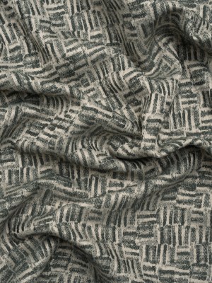 Recycled Polyester and Cotton Drapery Jacquard – Marine Little Lines – British Imported Recycled Polyester and Cotton Drapery Jacquard – Marine Little Lines – British Imported