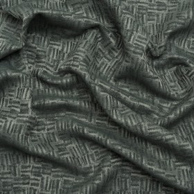 Recycled Polyester and Cotton Drapery Jacquard – Ocean Little Lines – British Imported Recycled Polyester and Cotton Drapery Jacquard – Ocean Little Lines – British Imported