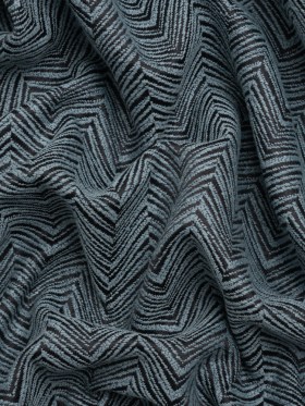 Herringbone Chevrons Recycled Polyester and Cotton Drapery Jacquard – Danube – British Imported Herringbone Chevrons Recycled Polyester and Cotton Drapery Jacquard – Danube – British Imported